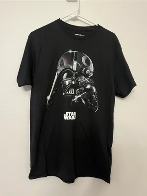 Star Wars Darth Vader Graphic Tee Black Medium Movie Shirt thumbnail 1