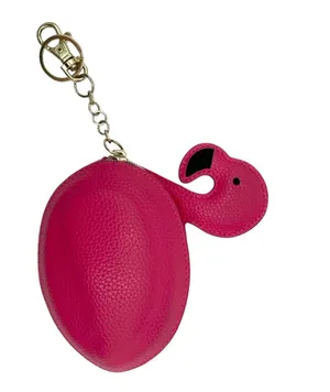 Bath and Body Works Pink Flamingo Key Chain Coin Purse Bag Charm Accessory thumbnail 1