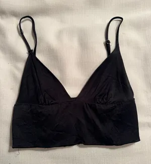 ZARA Black Cropped Top thumbnail 1
