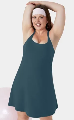 Halara Airy Backless Dress-Euphoria Air Cool Touch & Adjustable Straps-UPF50+ thumbnail 6