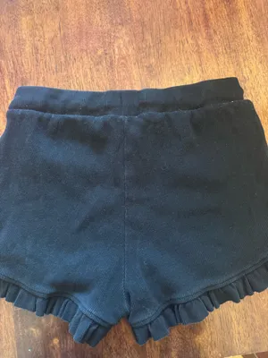Black ZARA Ruffle Shorts thumbnail 2