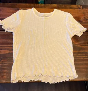 American Eagle Outfitters Ribbed Fitted Tee thumbnail 1