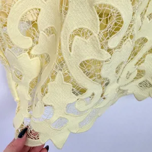 Bardot Lina Lace Sheath Dress Sleeveless Yellow Size 6 Small S EUC thumbnail 5