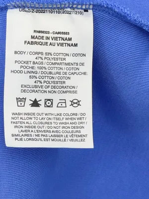 Nike Tech Fleece Windrunner‎ Hoodie Womens M Royal Pulse Blue FB8338-494 thumbnail 8