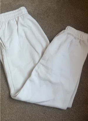 Zara Sweatpants White  thumbnail 1