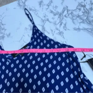 NWT Lulu’s Wander‎ West Navy Blue Southwest Print Maxi Dress Sz XS/S thumbnail 9