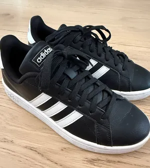 Adidas VL Court 2.0 black white sneakers thumbnail 1