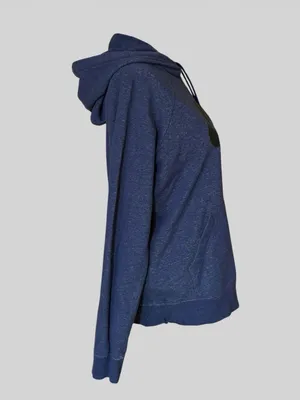 Nike Blue Pullover Hoodie with Black Logo thumbnail 3