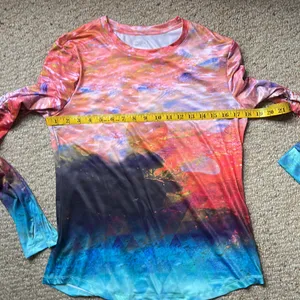 SILVER BAIT Colorful Long Sleeve Top thumbnail 5