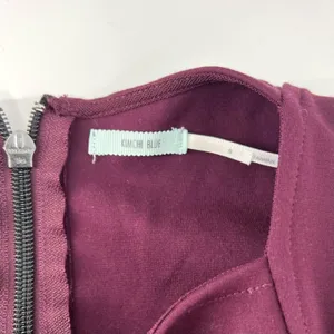 Kimchi Blue‎ Fit & Flare Skater Dress Burgundy Small thumbnail 5