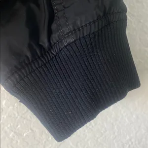 Old Navy‎ Black Bomber Jacket with Gold Zipper Size XL thumbnail 11