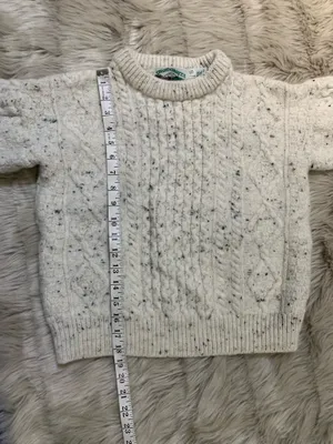 Aran crafts wool sweater Unisex Small thumbnail 5