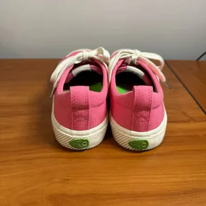 Cariuma OCA Low Rose Pink Lemonade Canvas Sneakers Lace Up W8‎ thumbnail 4