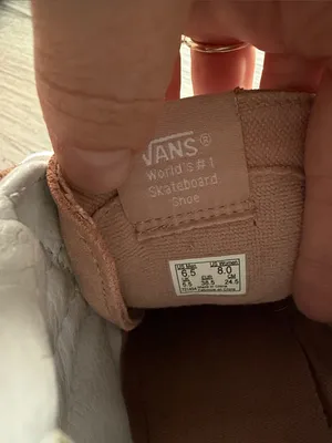 Vans SK8-Hi Reissue High-Top Sneakers in Blush Pink and White Size 6.5 thumbnail 2