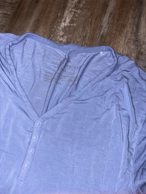 Little sleepies adult pajamas blue jogger S/M thumbnail 5