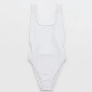 Aerie Shine Rib Birthday Scoop Cheekiest One Piece Swimsuit thumbnail 3