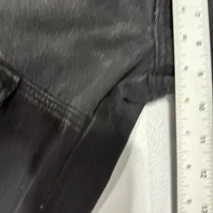 Forever 21 Jeans Womens Size 24 Cargo Wide Leg Belted Faded Black Denim Pants thumbnail 9