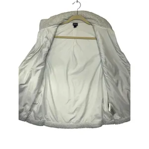 Patagonia Los‎ Gatos Fleece Vest Womens Large White Full Zip High Pile 25216 thumbnail 5