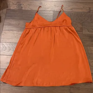 Aritzia Wilfred Satin Lover Mini Dress Sz L thumbnail 5