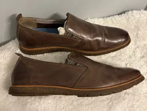 Hush Puppies Shoes Casual brown leather shoe sz 9 loafers thumbnail 1