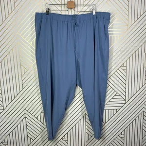 Summersalt The On-The-Go Pant in‎ Slate Blue Drawstring Plus Size US 22 thumbnail 3