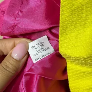 Britt Ryan Strapless Dress Pink And‎ Yellow Size 6 Colorful thumbnail 8