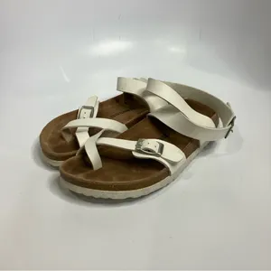Cushionare white ankle wrap‎ sandals size 9 thumbnail 3