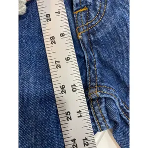 Pull & Bear High Waist Tapered Jeans US 30 Blue Vintage Wash Denim‎ Fall Autumn thumbnail 9