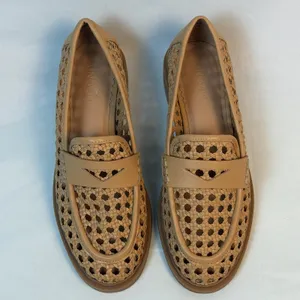 On 34th Size-7M Women's Blaiya Tan Loafers Flats Shoes Woven‎ thumbnail 6