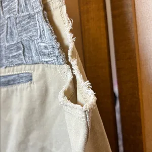 FINAL MARKDOWN Gilded Intent  Sleeveless Raw Edge Jacket XS thumbnail 2