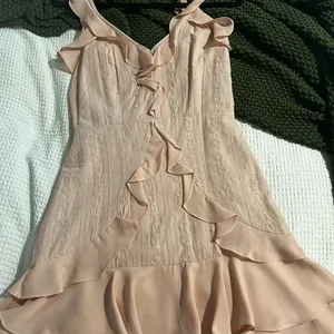 Gianni Bini Pink Ruffle Mini Dress thumbnail 1