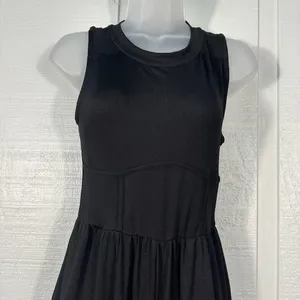 Cider Black Sleeveless Pantsuit No Size See Measurements NWOT thumbnail 4