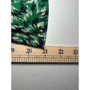 Stitch Fix Kaileigh‎ Rica Green Abstract Cropped Jumpsuit Large Tie Belt Strappy thumbnail 10