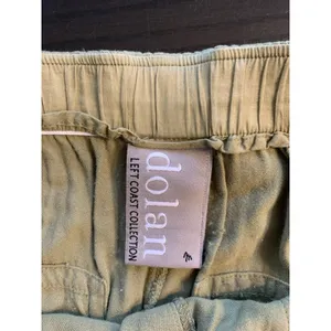 Anthropologie Dolan Left Coast‎ Pants Womens Medium Green Ankle Flowy Soft Comfy thumbnail 5