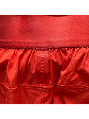 Lululemon License to Train Super High Rise Short 3.5" Cherry Ember XL/12 NWT thumbnail 5