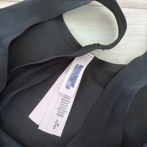 Victorias Secret Black Seamless Thong Bodysuit Scoop‎ Neck Tank Top Medium thumbnail 4