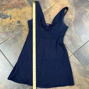 Miami Mini Navi Cut Out Dress Medium thumbnail 4