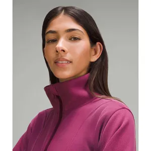 Lululemon Brushed Softstreme Ribbed Half Zip Deep Luxe 2 thumbnail 6