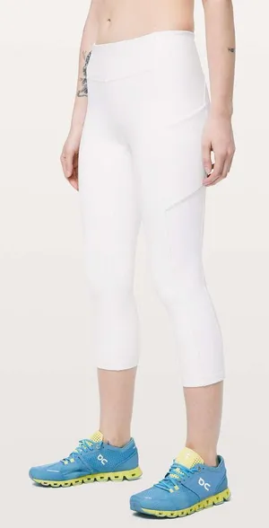 Lululemon White Speed Up Crop Leggings thumbnail 2