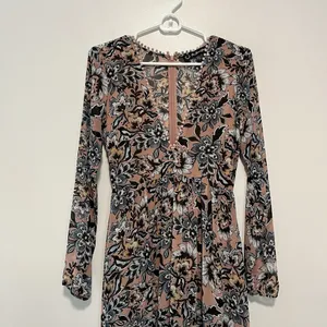 For‎ Love & Lemons Grace Maxi Dress in Nude Floral Size Small thumbnail 10