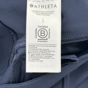 Athleta Delancey Skyline Tight Navy Blue Leggings Size L NWT S916-0005 thumbnail 4
