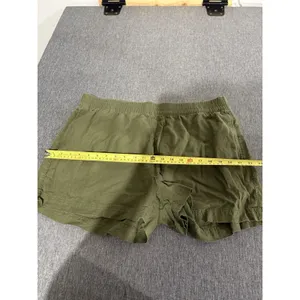 Old Navy Women's Olive Green Linen Blend Comfort Waistband Shorts Sz XL thumbnail 6