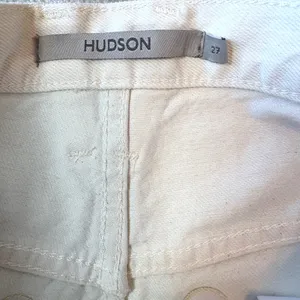 NWT HUDSON James High Rise Wide Leg Forward Seam Ecru Jeans‎ Womens 27 Ret $265 thumbnail 8