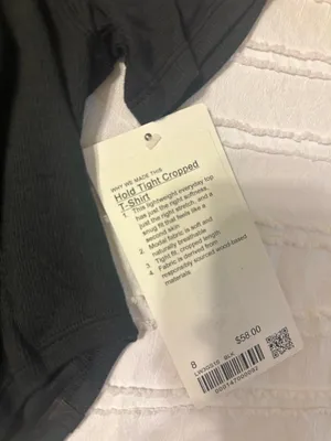 Lululemon Hold Tight Cropped T-Shirt thumbnail 3