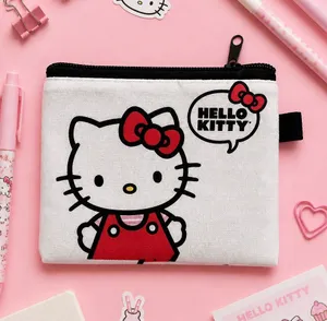 Sanrio Hello Kitty w/ Red Bow White Canvas Bag NWT-Small thumbnail 1
