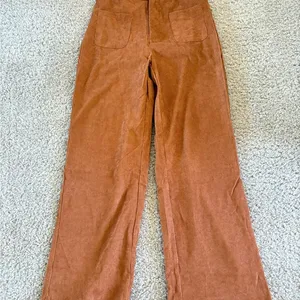 Caramel Brown‎ Corduroy Pants Women's M High Waist Wide Leg new thumbnail 2