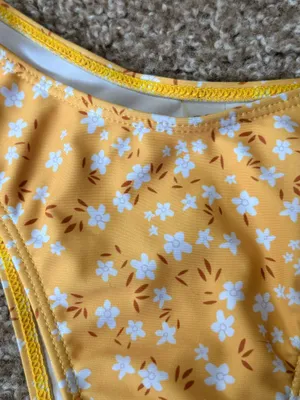 Yellow Floral Bikini Set thumbnail 3