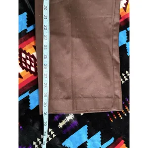 Counterparts Brown Flat Front Pants Size 16 High‎ Rise Zip Elastic Band Waist thumbnail 7