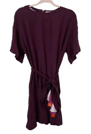 MARIE OLIVER Silk Tassel Mini Dress‎ thumbnail 1