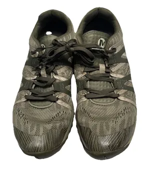 Womens Merrell J41286 Siren Hex Q2 E-Mesh Olive Hiking Shoe - Size 10 Euc41 thumbnail 1
